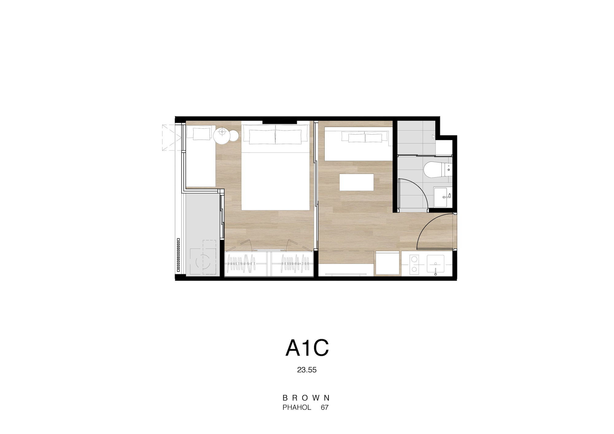 Brown Condo phaholyothin 67