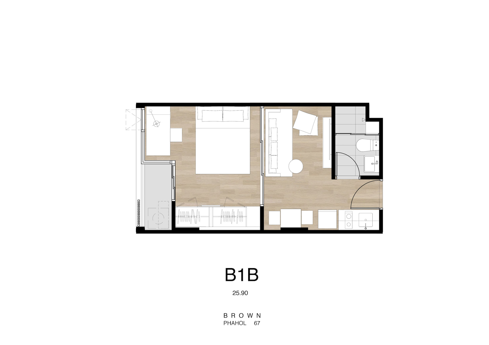 Brown Condo phaholyothin 67