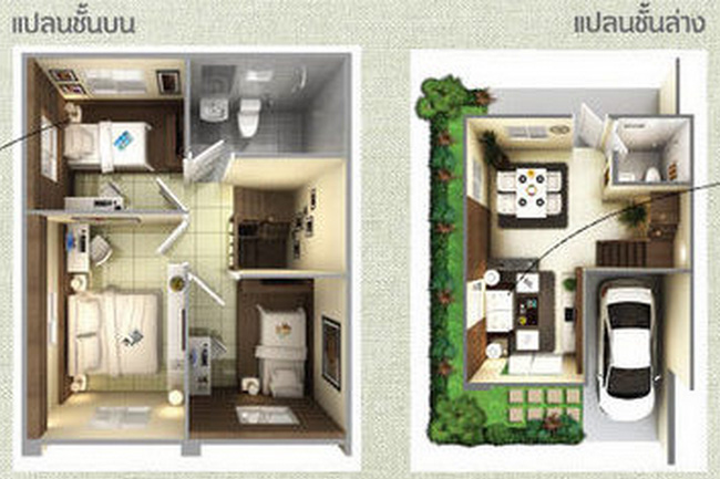 รีวิวทาวน์โฮม Baan Pruksa 74/1