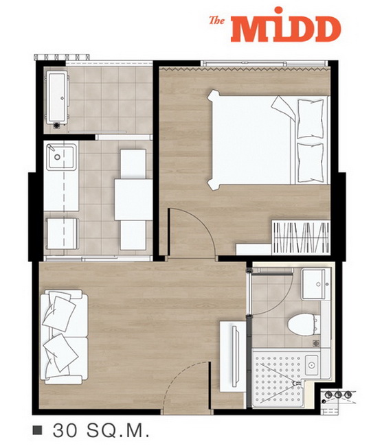 The Midd Condo (เดอะ มิดด์ คอนโด) 