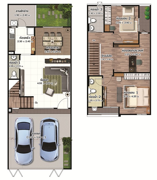 รีวิว ทาวน์โฮม Delight The Loft (ดีไลท์ เดอลอฟท์ เมืองเอก-ม.รังสิต) จาก พฤกษา ฯ By Homezoomer