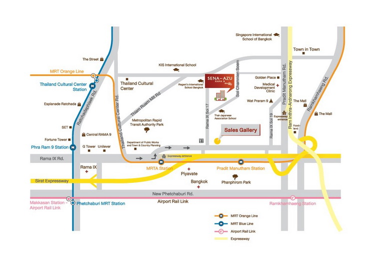 เสนา-อาศุ พระราม 9 (SENA – AZU RAMA 9) จาก เสนา-ฮันคิว