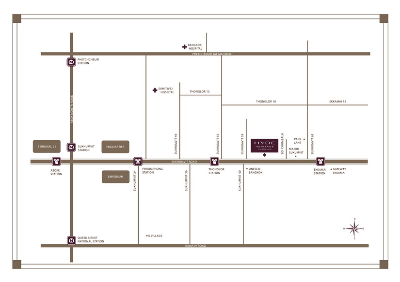 คอนโด HYDE HERITAGE THONGLOR (ไฮด์ เฮอริเทจ ทองหล่อ) จาก แกรนด์ แอสเสทฯ