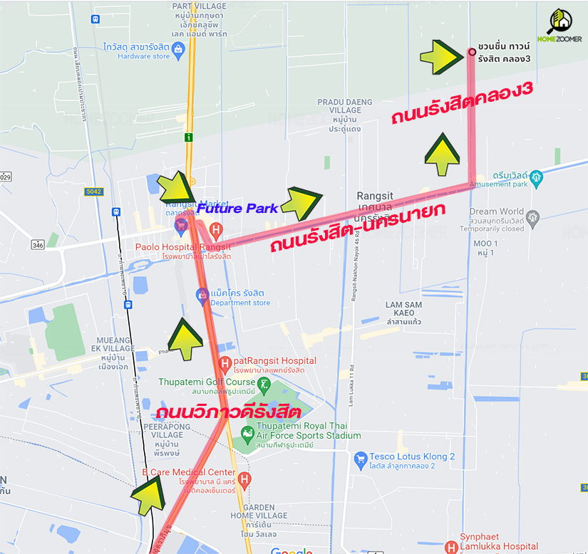 ชวนชื่น ทาวน์ รังสิต-คลอง 3 (Chuan Chuen Town Rangsit-Klong 3)