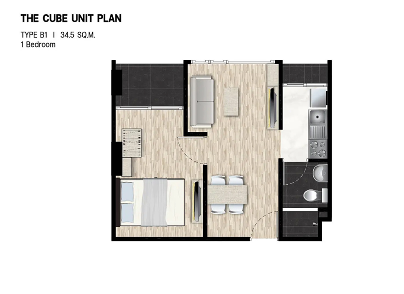 รีวิว เดอะคิวบ์ เออร์เบิน สาทร-จันทน์ ( The Cube Urban Sathorn-Chan)