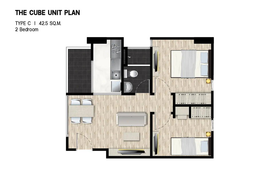 รีวิว เดอะคิวบ์ เออร์เบิน สาทร-จันทน์ ( The Cube Urban Sathorn-Chan)