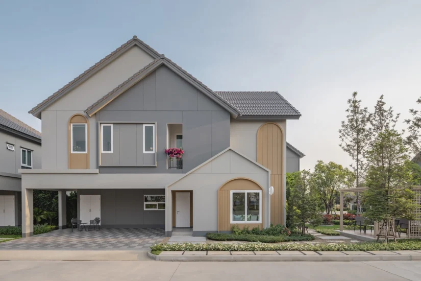 บ้าน ปิ่นเกล้า สไตล์ Modern Barn House